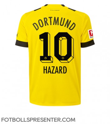 Borussia Dortmund Thorgan Hazard #10 Hemma Matchtröja 2022-23 Kortärmad